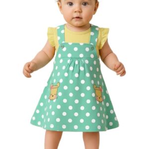 Clothe Funn New Born Baby Girl Dress Knee Length